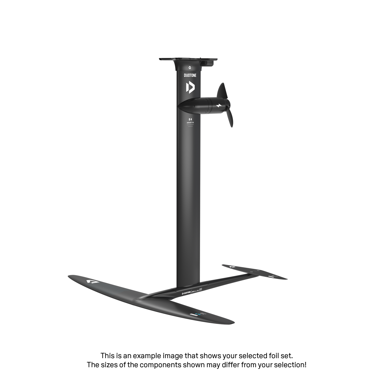 eMast AL Set 84 Fuselage Aero AL 3BS 60 Front Wing Whizz SLS 1000 Back Wing Stabilizer S 185 Adapter Fuselage - Duotone Onesize