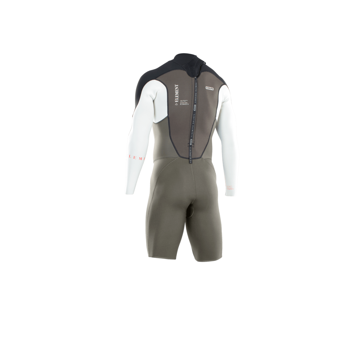 ION Men Wetsuit Element 2/2 Shorty Longsleeve Back Zip 2022